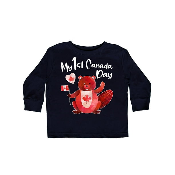 Canada Canadian Maple Leaf Toddler Long Sleeve T-shirt
